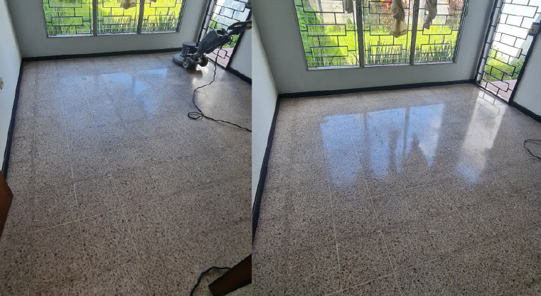 Servicio de limpieza profunda y Abrillantado de pisos.
