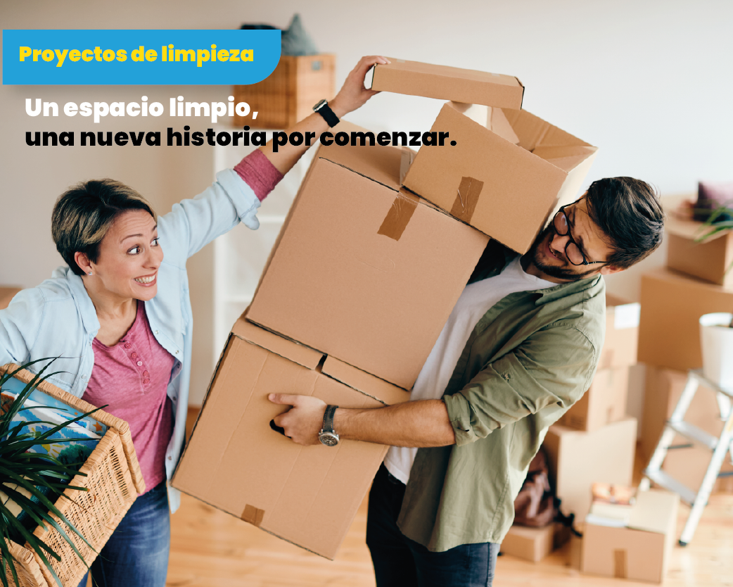 Servicio de limpieza profunda de inmuebles usados.